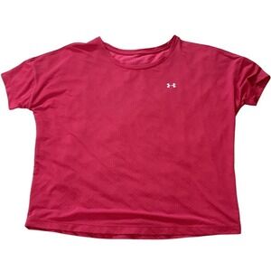 Under‎ Armour Pink Athletic T Shirt Short Sleeve Activewear Women's Size Medium